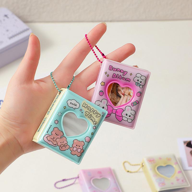 Album Ảnh Mini, Chất Liệu PVC Trong Suốt, Có Hộp Đựng Thẻ Tên, 32 Túi, Đóng Gáy Thẻ, Thích Hợp Để Thu Thập Ảnh Thần Tượng Mini, Sách Sưu Tập 0