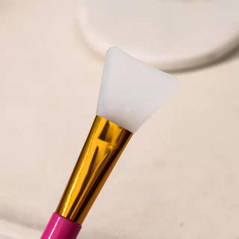 Silicone Durable Facial Cleansing Brush Scrubber, Cosmetic Makeup Brush, Facial Pore Cleaner Brush for Daily Skincare, Facial Mask Scraper 3
