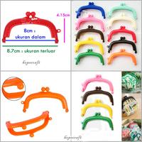 Gambar Frame Behel Dompet Bahan Craft - Pink dari hopecraft Kab. Sleman 1 Tokopedia