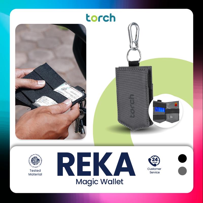 TORCH Reka Magic Wallet Slim Wallet Card Holder Dompet Kartu Minimalis ...