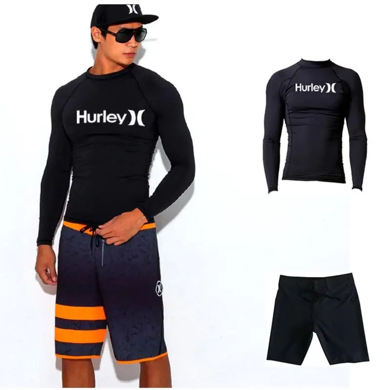 Diving Men's Sunscreen Long-Sleeved Shirt Quick-Drying Swimsuit Drifting Surfing Snorkeg Suit