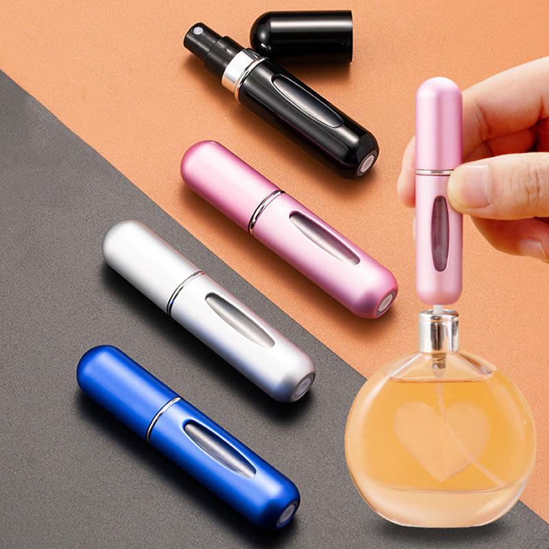 Product Introduction of Chai Nước Hoa Mini Cầm Tay Có Thể Nạp Lại Dung Tích 5ml, Có Đáy Xịt Bổ Sung Nước Hoa 5