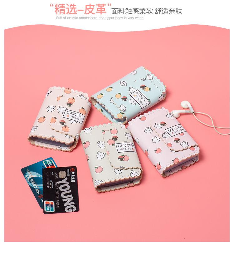 Product Introduction of [Cartoon Cute Design] Handheld Bag Business Card Holder Ins New Integrated Bank Card Bag Document Bag Anti-Degaussing Compact 2025 Lightweight 3