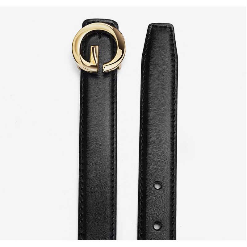 Product Introduction of New Fashion Elegant Belts for Jeans Clothing Accessories Thin Waistband Metal Buckle PU Leather Y2k Belt Women 2024 9