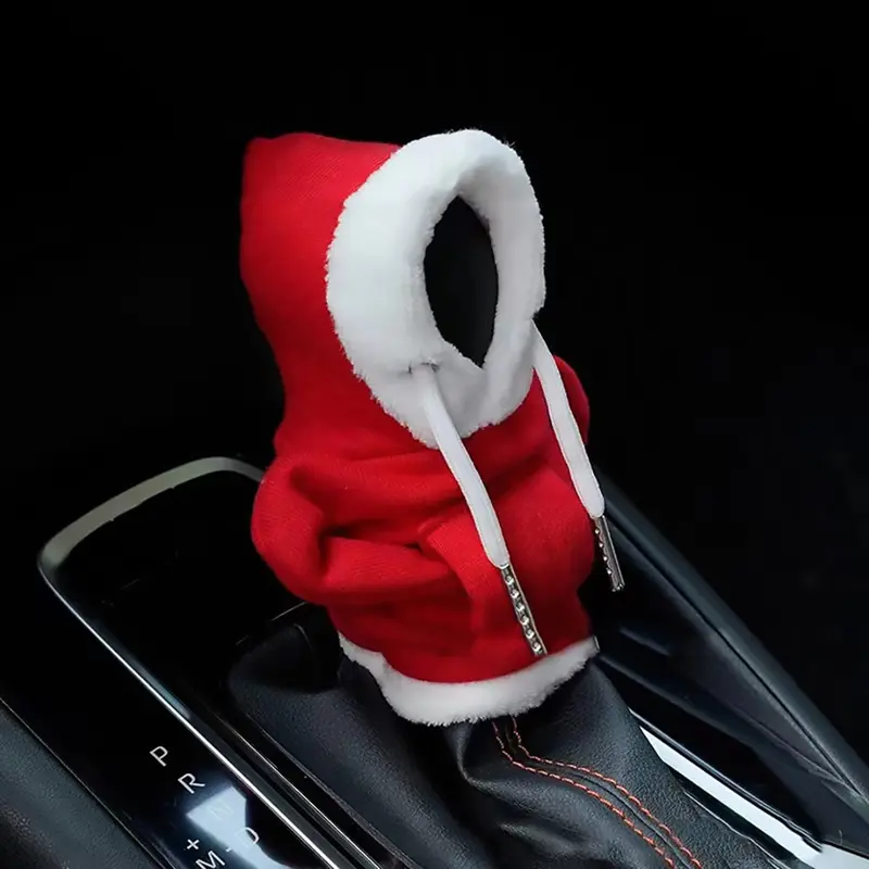 Hoodie Shift Knob Langit Cerah - Penutup Persneling Mobil Dekorasi Interior Mobil Hoodie Pegangan Roda Gigi Manual Otomatis Universall Aksesoris Car 2