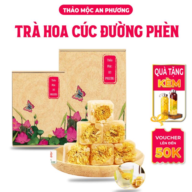 (30 GÓI+TẶNG BÌNH) Trà Hoa Cúc Đường Phèn Mật Ong Thanh Nhiệt Giải Độc Cơ Thể T11