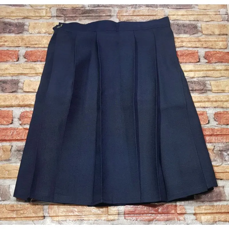 School Uniform Skirt For Girls 35 to 80( Navy Blue )
