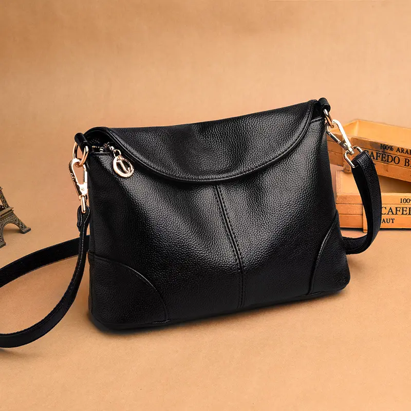2025 New Fashion Crossbody Shoulder Bag for Women, Ladies' Bag, Cross-border Bags, Soft Leather Small Square Bag for Middle-aged Moms