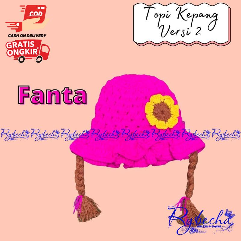 Paket 3 Pcs Kupluk Bayi Perempuan Rajut Topi Bayi Newborn Motif Kepang Wig Usia 0 - 3 Thn 1