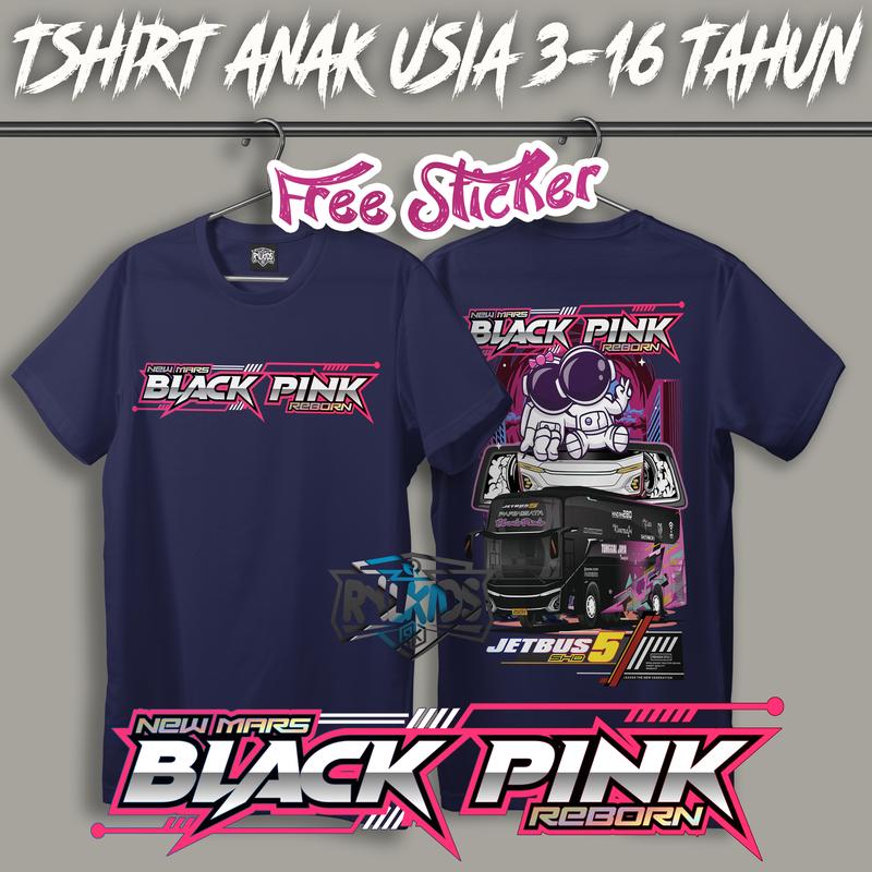 # Kaos Baju Anak Bis BL4CKP1NK jb5| FREE STICKER | Tshirt Bis Basuri | REAL PICT | COD Fashion 3