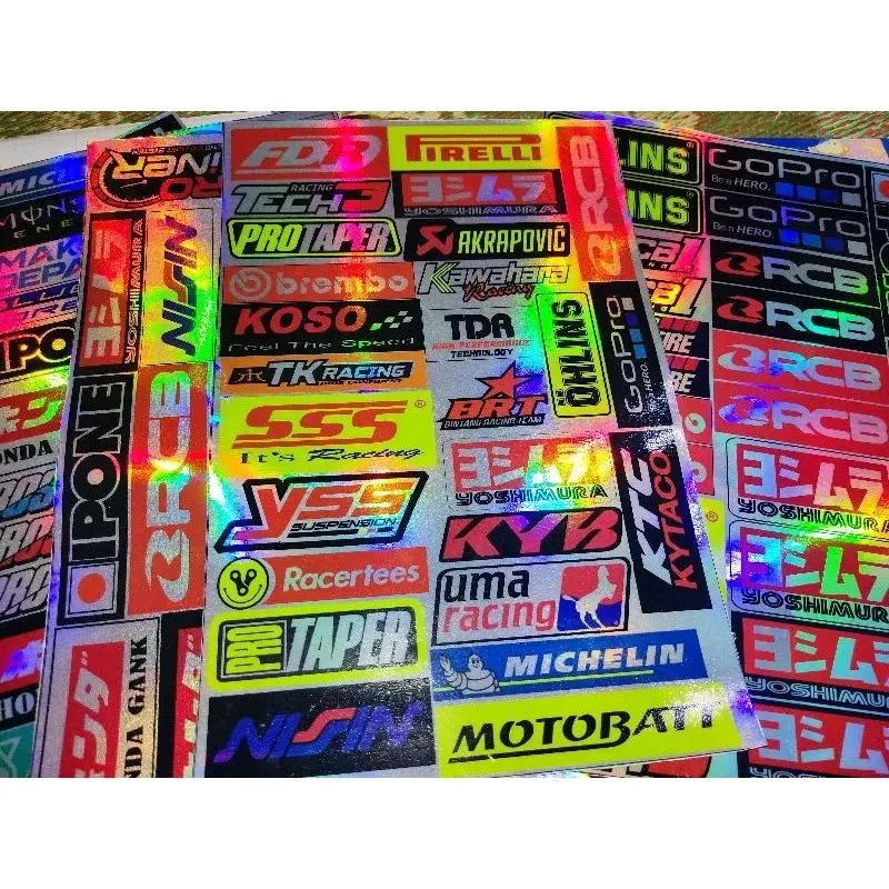 STICKER MOTOR RACING VIRAL SPONSOR RACING