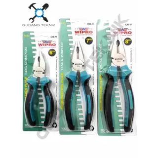 Tang Kombinasi 6" 7" 8" WIPRO / Tang Kombinasi  Multifungsi 6 7 8 Inch - Combination Pliers WIPRO 3