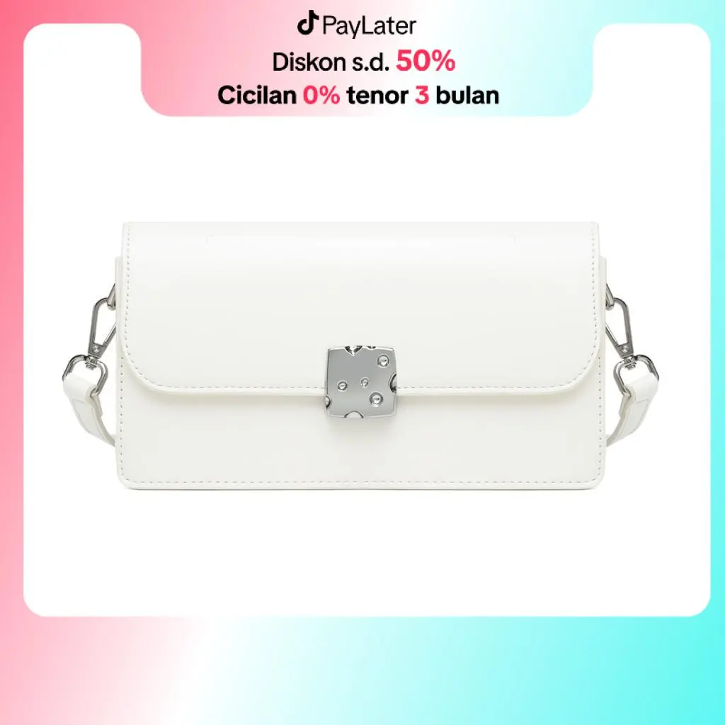 【MINCOL KOGE】-Brielle Bags - Tas Selempang Wanita, Fashion, PU Leather  Sling Bags Hitam(4007)