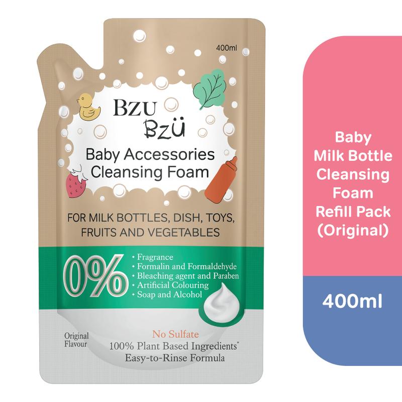 BZU BZU Baby Accessories Cleansing Form Ori Refill 400ml - TikTok Shop ...