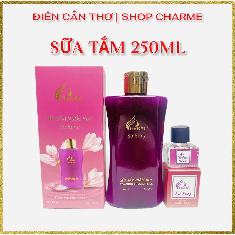 CHARME PERFUME Sữa tắm hương nước hoa So Sexy 250ml sữa tắm Dưỡng Body Dưỡng Da Nữ Women khử mùi