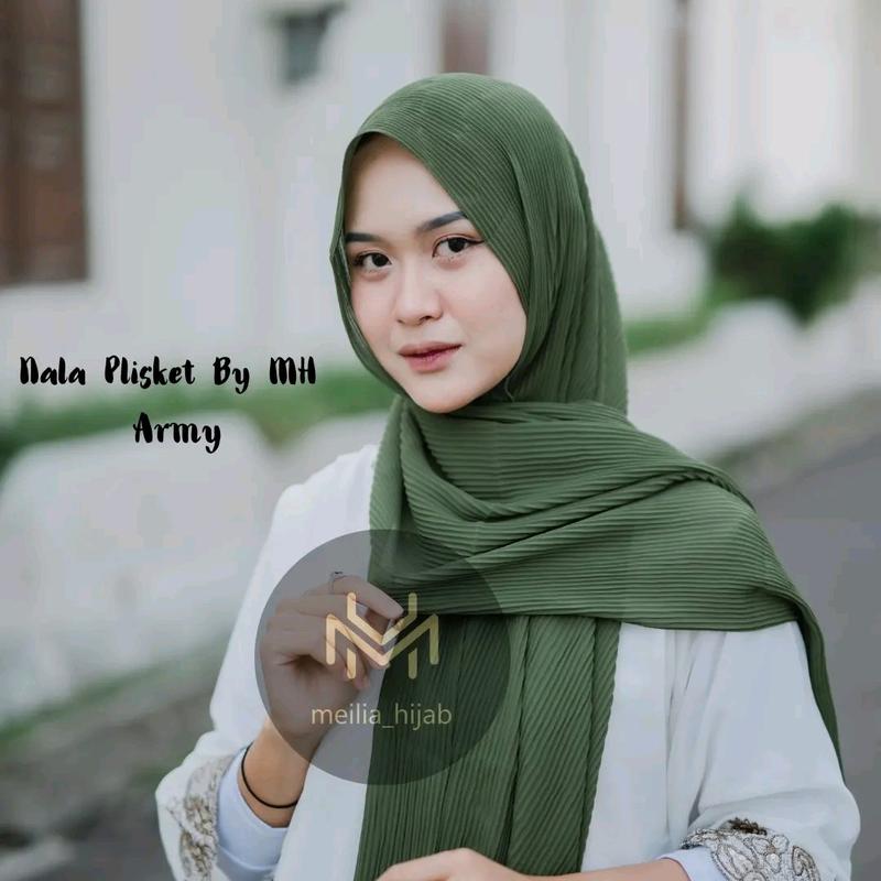 Nala Plisket (hijab pashmina Plisket premium by MH) 8