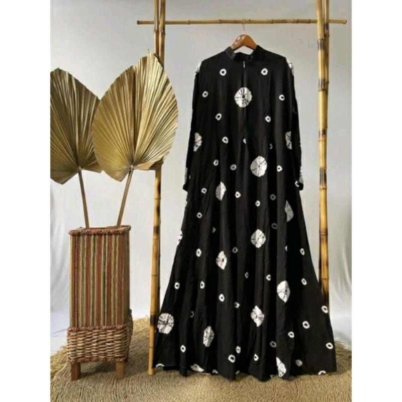 Terbaru 2025 Gamis Twill Rayon Cap Malaman Pekalongan Home Dress Jumbo Busui 0