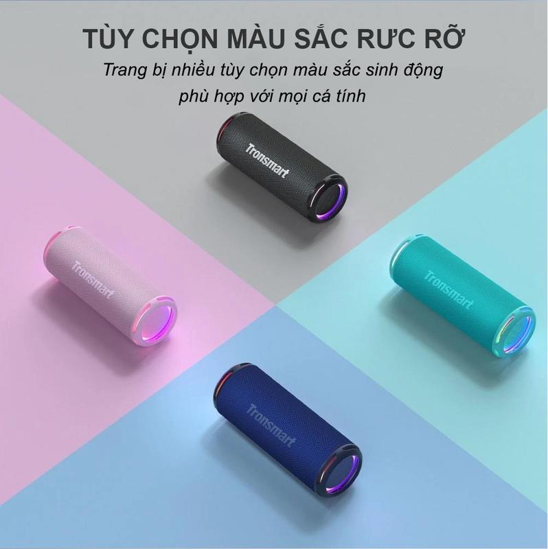 BEST SELLER | Loa Bluetooth Tronsmart T7 Lite siêu trầm | Công suất 24W | Chống nước IPX7 | Led RGB 3