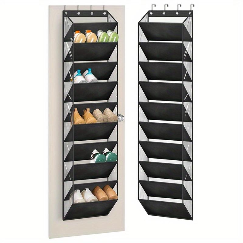 Product Introduction of 10 Tier Over The Door Shoe Organizer, 1 Count Deep Pockets Large Hanging Shoe Storage Bag, Wall Mounted Shelves, Shoe Holder Hanger for Sneakers Boots 0