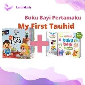 Paket Bundling Buku Bayi Pertamaku Dan My First Tauhid paket buku bayi untuk anak muslim umur 0 tahun sampai 2 tahun