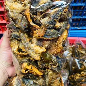 Kerupuk Kulit Ikan Patin Pedas Daun Jeruk Dan Original berat 600 Gr Fish Skin Crispy Kriukk