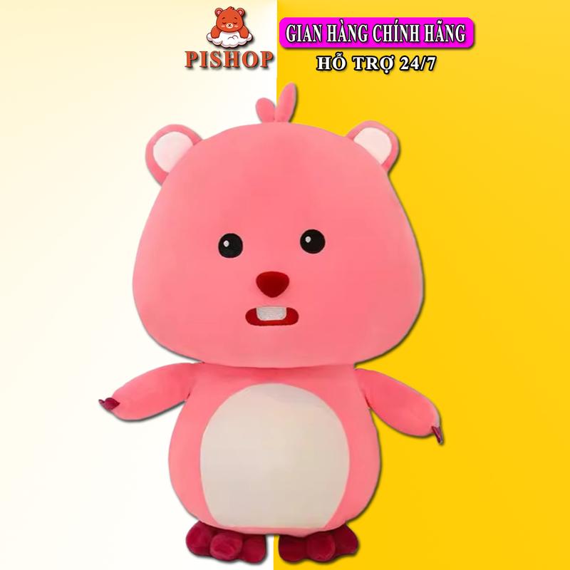  Loopy Gấu Bông Hải Ly 35cm Pororo Friend – Thú Nhồi Bông Cao Cấp Cho Bé Không Phát Nhạc Đồ Chơi Hoạt Hình gấu  loopy 