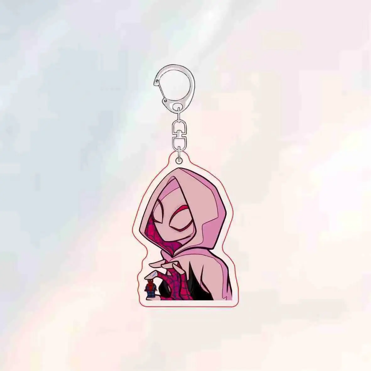 Couple Spider-Man Into the Spider-Verse Across the Spider-Verse Gwen Miles Merchandise Keychain Avatar Backpack Small Pendant
