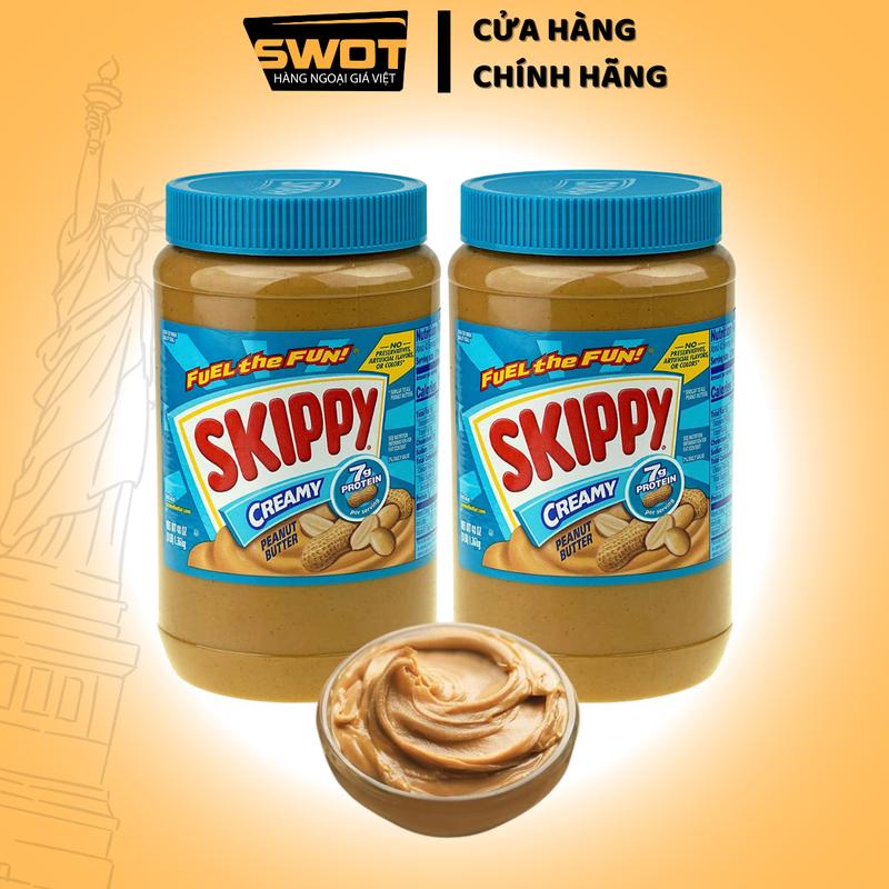 Bơ Đậu Phộng Skippy của Mỹ, thơm ngon, bổ dưỡng, đậm vị đậu phộng, độ ngọt vừa phải, có thể dùng ăn trực tiếp, dùng làm bữa sáng nhanh gọn cung cấp đủ năng lượng cho cả ngày  - SWOT