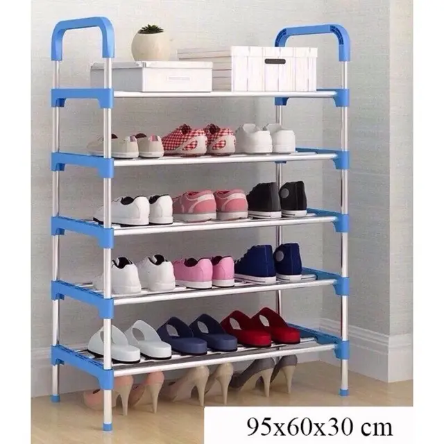 Kệ để giầy dép cao cấp đa năng - Kệ 5 tầng loại 1 nội địa Trung Kitchen Giao Màu Ngẫu Nhiên Nhà Bếp