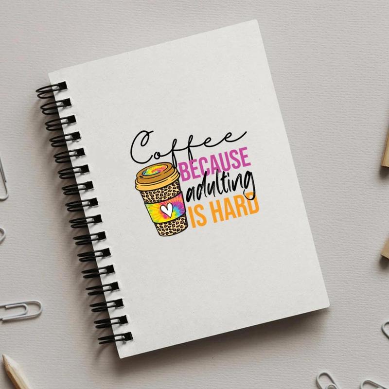 Coffee Letter Pattern Coffee Cup Sticker, 12pcs/set UV DTF Self-adhesive Bottle Wrap, Decorative Sticker for Coffee Cup, Glass Jar, Cup, DIY Decorative Sticker 5
