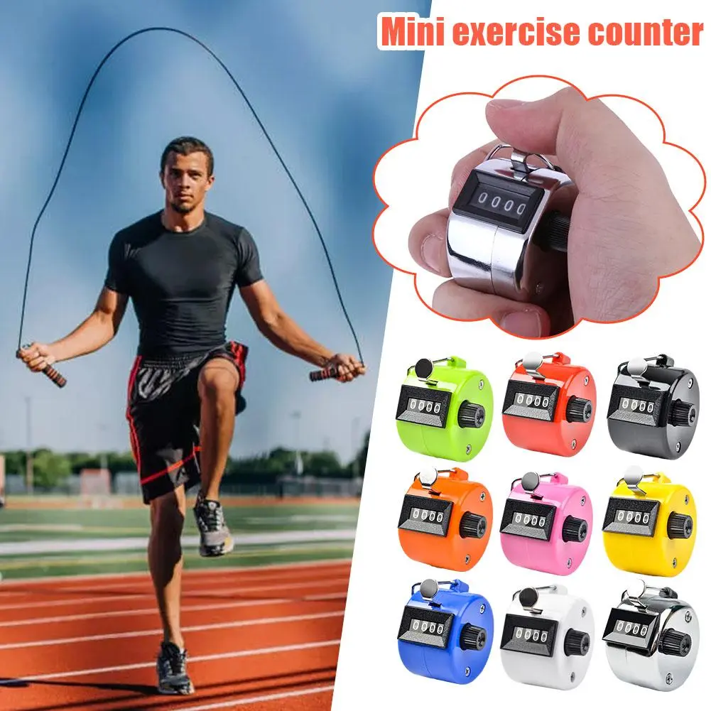 Mini Exercise Finger Counter Number Manual Hand Held Manual Counter Tally Counting Golf B2H2