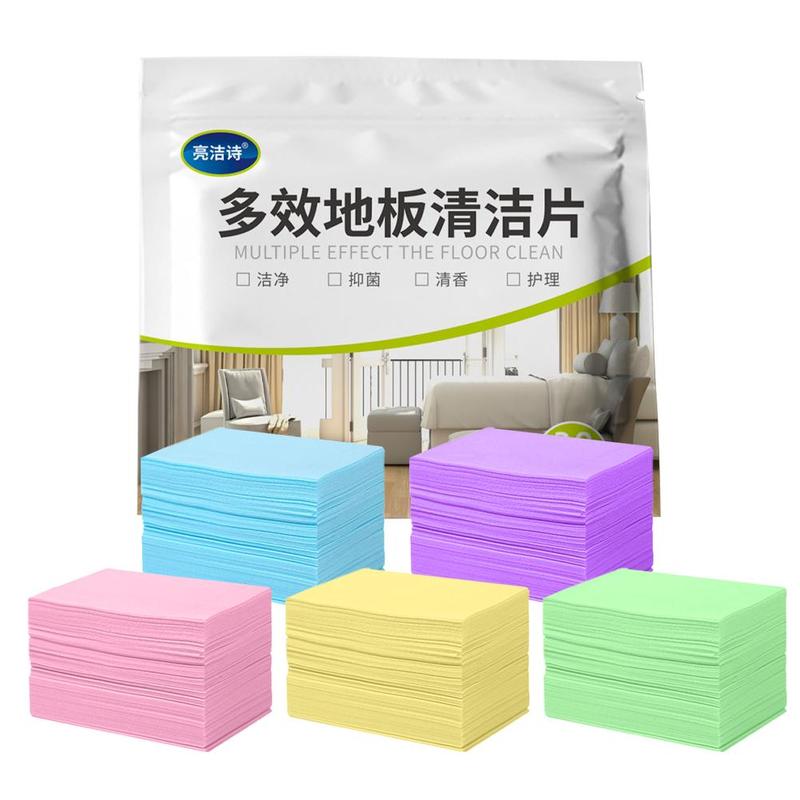 Tấm Lau Sàn Gạch Lát 30 Cái Bộ Giấy Hòa Tan Quanh Tấm Làm Sạch Thích Hợp Để Làm Sạch Sàn Gỗ Và Gạch Lát