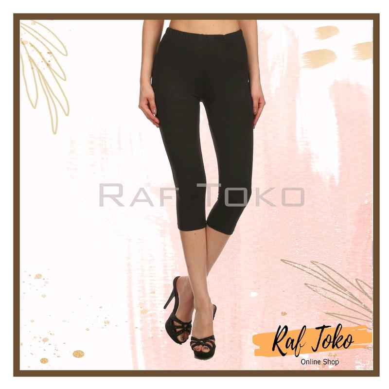 Celana Legging 3/4 Spandek bahan Spandek Spandex Wanita Dewasa 1