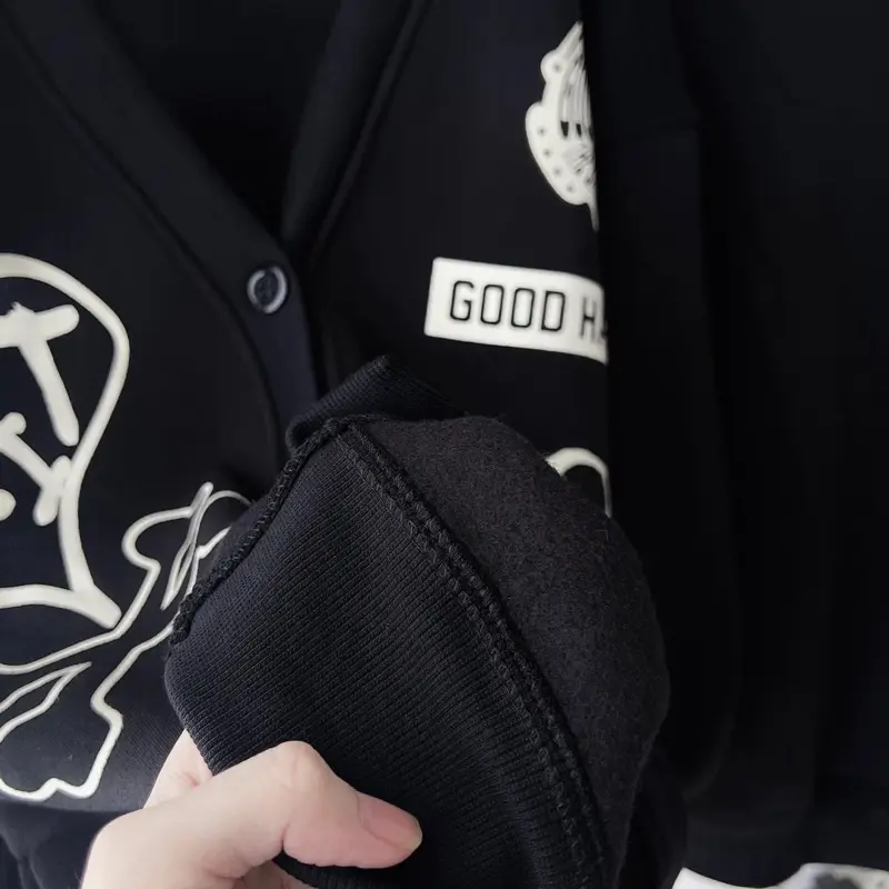 Áo Khoác Cardigan Habit Nỉ Bông Unisex 2024 4