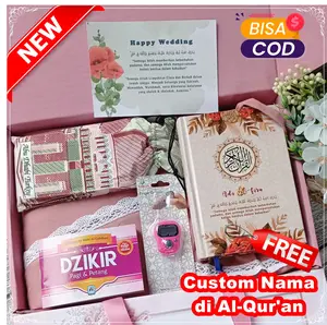 Set Mukena Lengkap - Kado Pernikahan / Kado Ulangtahun / Seserahan Pernikahan / Hampers Ramadhan / Hampers Idul Fitri 2023 Seperangkat Alat Sholat /Premium Hampers / Kado Ulang Tahun Cewek