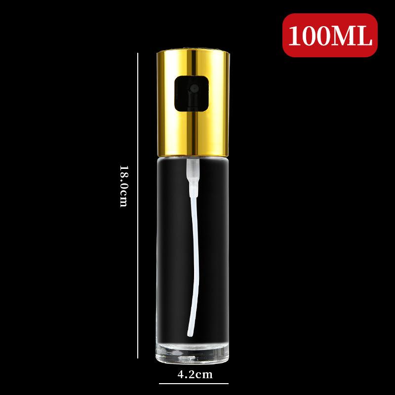 Glass Oil Dispenser Olive Oil Sprinkling Can Air Fryer Fuel Injector Outdoor Barbecue Press Spray Oil Dispenser 6