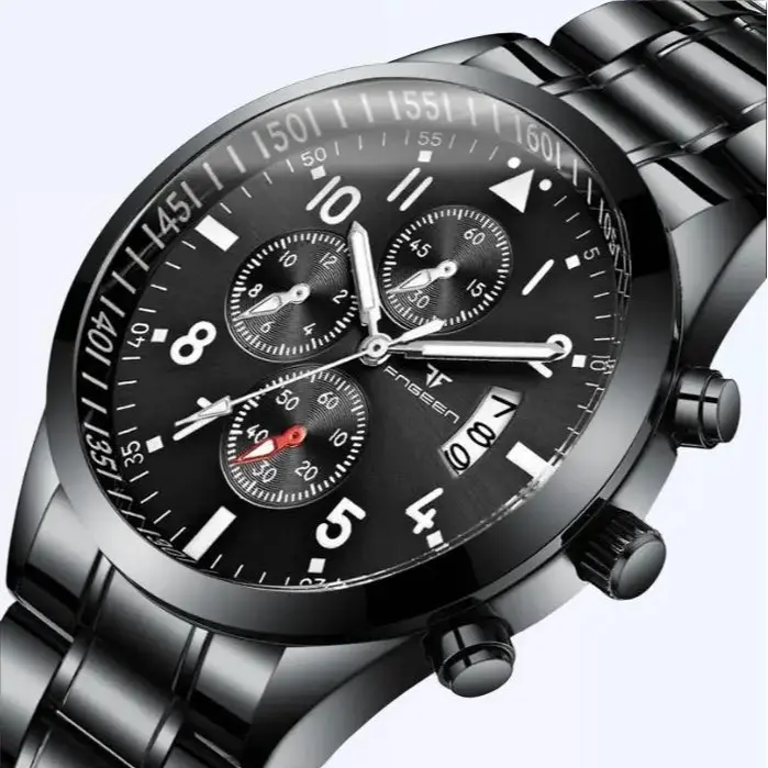 Đồng hồ thời trang AF50 - Thời trang, sang trọng Baỏ hành 12 tháng + tặng 01 nhẫn - Watch Nam Đeo Tay Voi hanboro 1