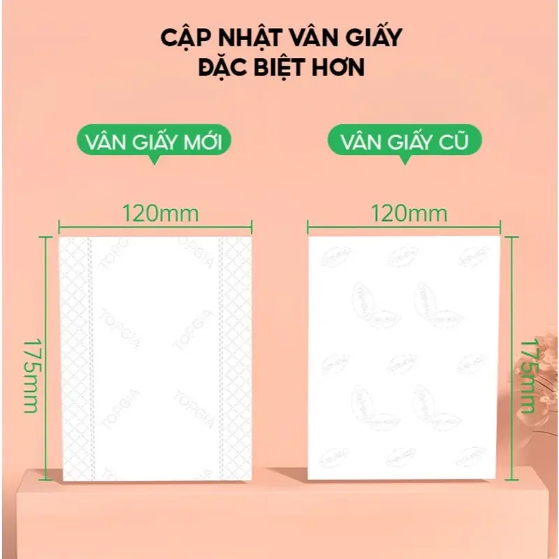 Thùng 30 gói giấy ăn Topgia Giấy Vệ Sinh 4