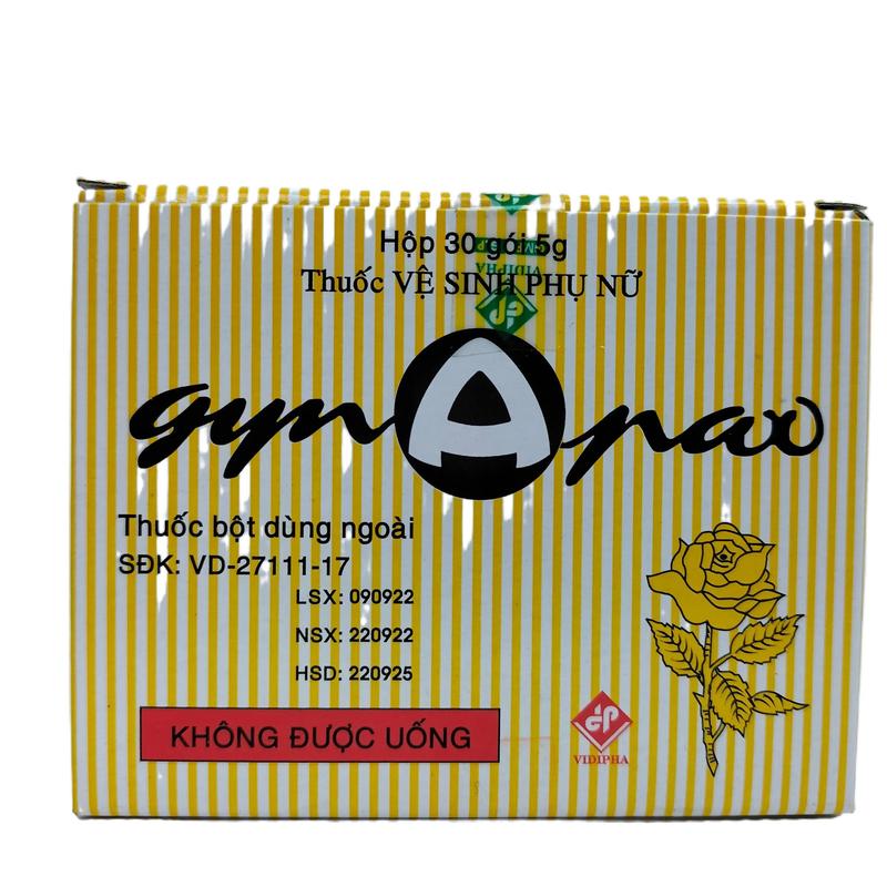 Product Introduction of Bột vệ sinh phụ nữ GynApax hộp 30 gói 7