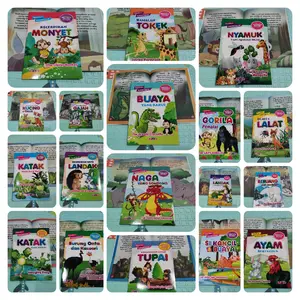 Buku Cerita Dongeng Binatang Kisah Fabel Inspiratif - Bilingual (2bahasa) Full Coulor - HNH