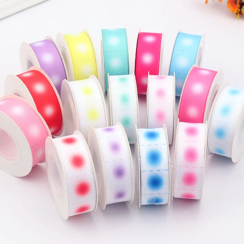 10Yards/Lot Hand Crafts Fabric DIY Hairbow Ribbons Wedding Christmas Decor Flower Wrapping Gift Cake Packing Ribbon