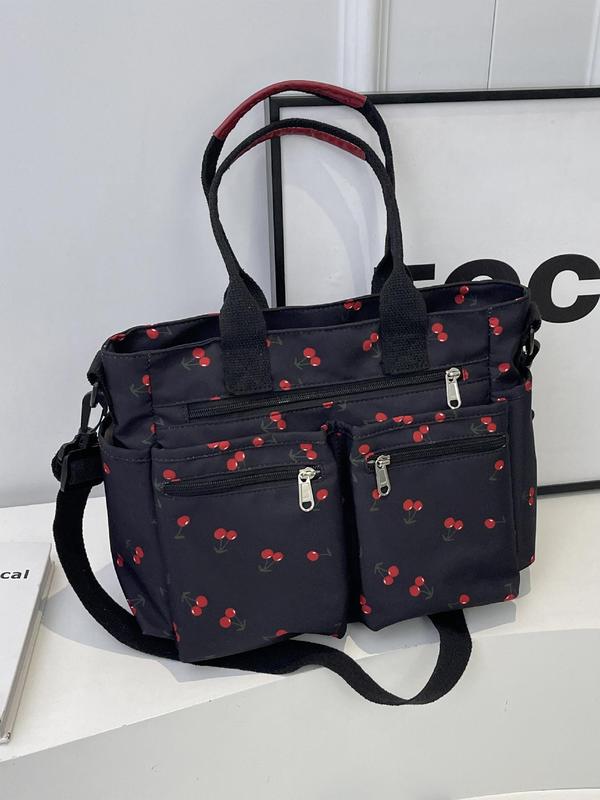 Women's Casual Solid Color Zipper Crossbody Bag Women, Handbag Sling Bag, Large Capacity Multi-pocket Design Portable Shoulder Bag for Daily Used, Girl Fashionable Shopping Bag Tote Bag for Women 6