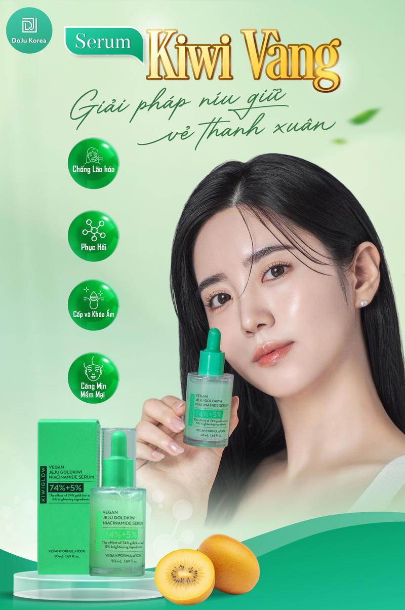 Product Introduction of Serum dưỡng ẩm nâng tone Kiwi Glow 50ml 1
