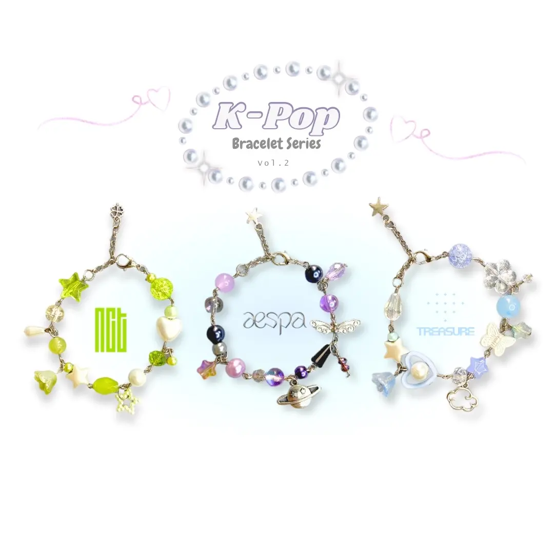 Gelang Manik Korea - Kpop Beads Bracelet by Kilau Pernik | VOL 2: NCT, AESPA, TREASURE BRACELET️ — Kpop fandom colour inspired