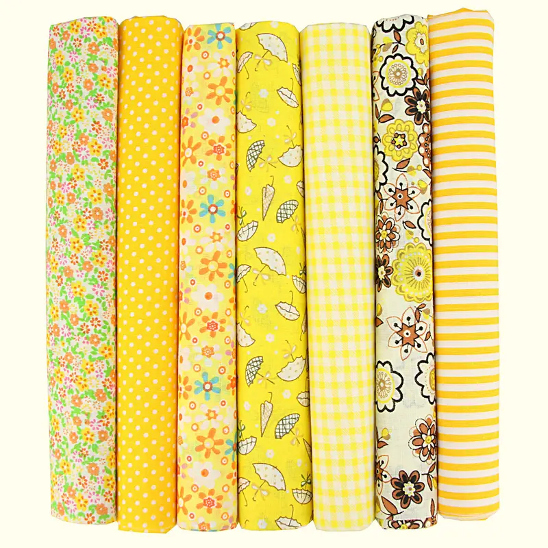 Vải Chắp Vá Tự Làm, Tr.Q-7 Cái / Bộ, Vải May Họa Tiết Hoa Đẹp Bằng Cotton, Thích Hợp Để May Mặc Tại Nhà 2
