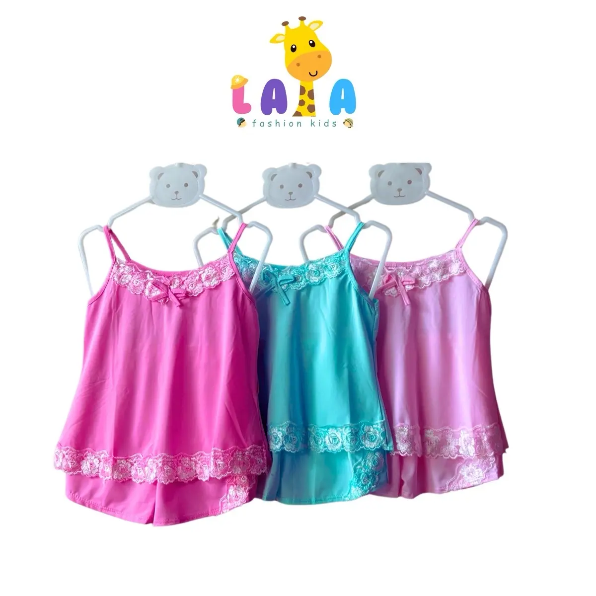 [ Combo 3 bộ] thun lanh tay day phối Ren cho bé gái size 5-33kg (màu ngẫu nhiên) Jean set đồ quần áo Kaki mùa hè bộ sát ngố quâ  notreem