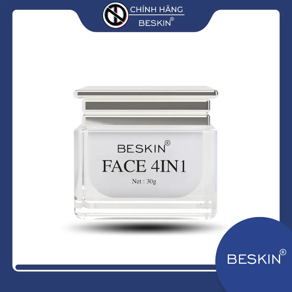 KEM FACE 4IN1 - Thương Hiệu Beskin -  Dung Tích: 6g, 7g, 30g Nữ Skincare