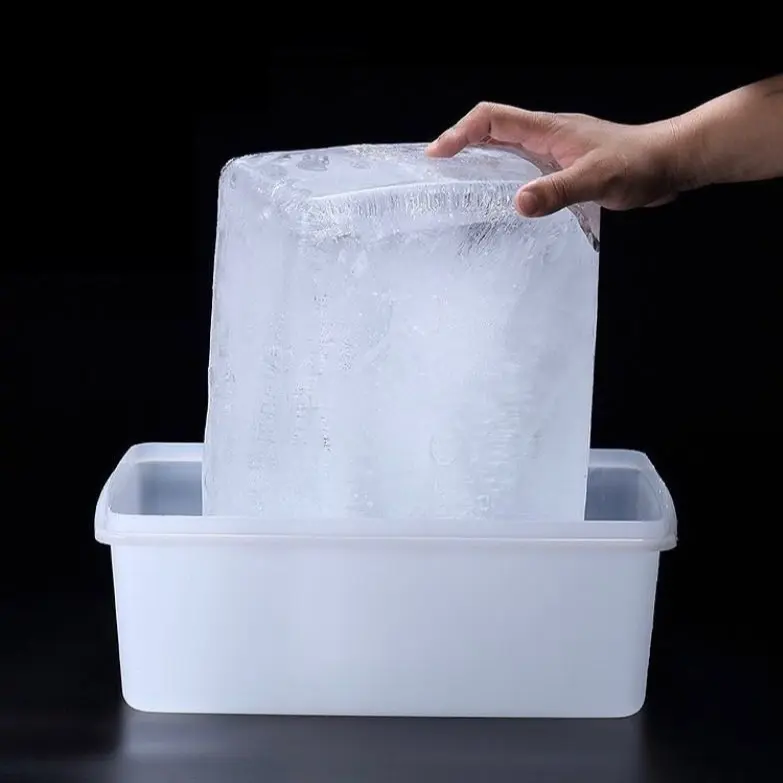 khay làm đá tảng nguyên khối ,khay làm đá tảng 2kg và 3kg nhựa dẻo PP an toàn bền bỉ