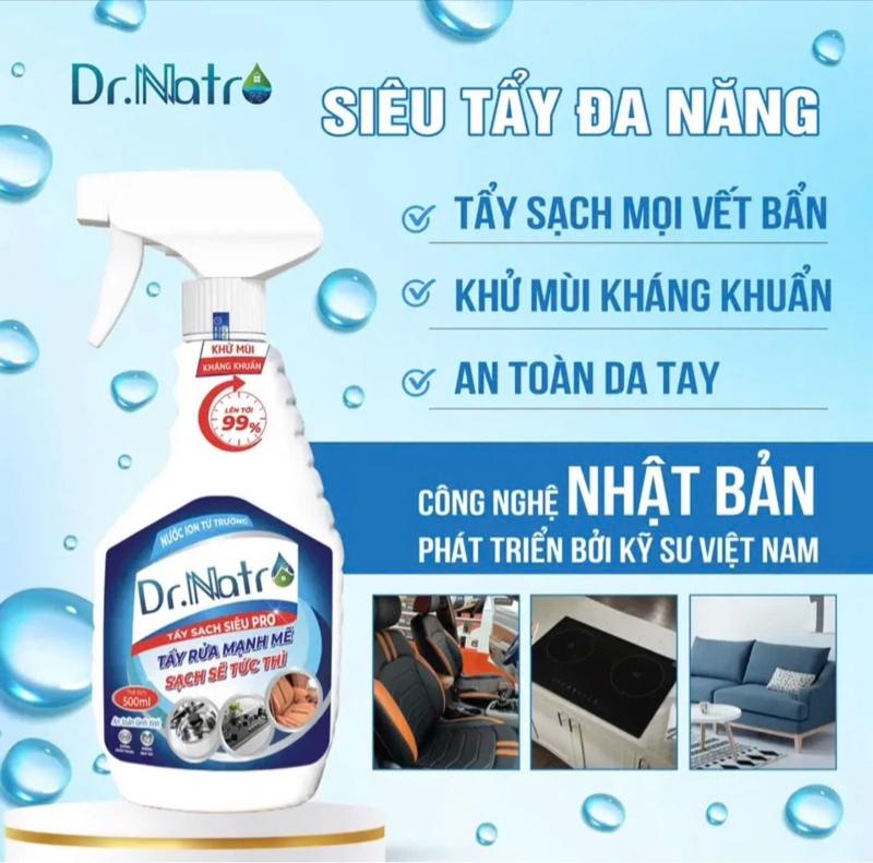Product Introduction of Combo 2 chai Xịt Tẩy Rửa Đa Năng Dr Natro 500ml - Tẩy Siêu Sạch Mọi Vết Bẩn nhacua nước  lau  bếp Tẩy Đa Năng 26
