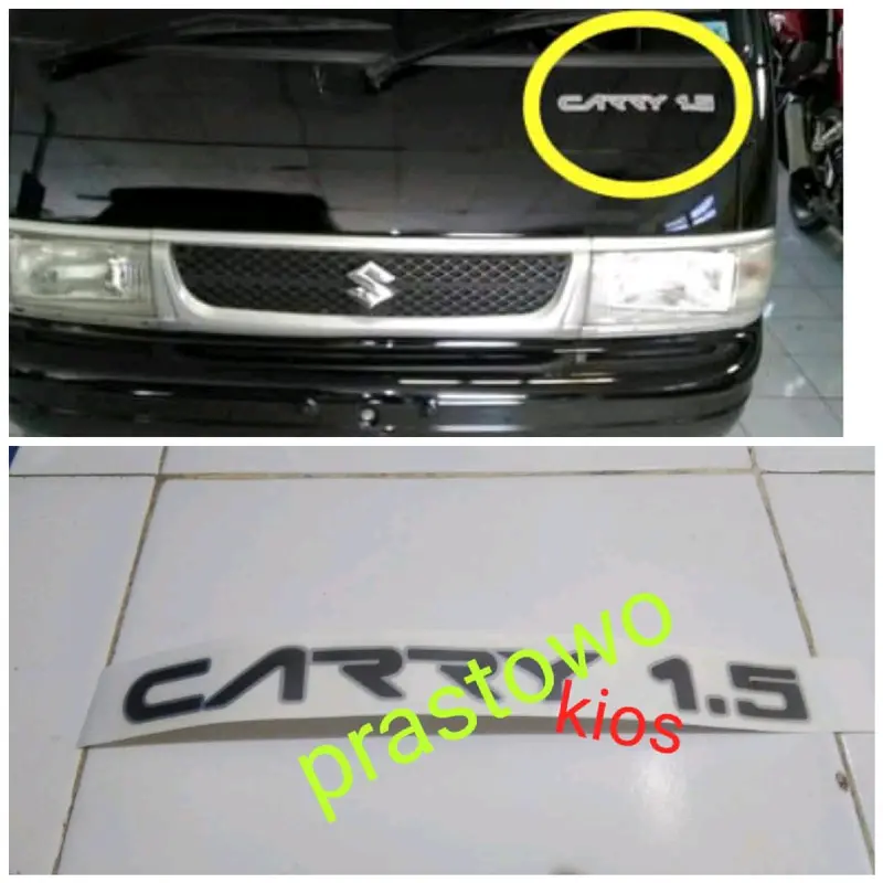 sticker stiker tulisan carry 15 Suzuki Futura minibus pickup 0
